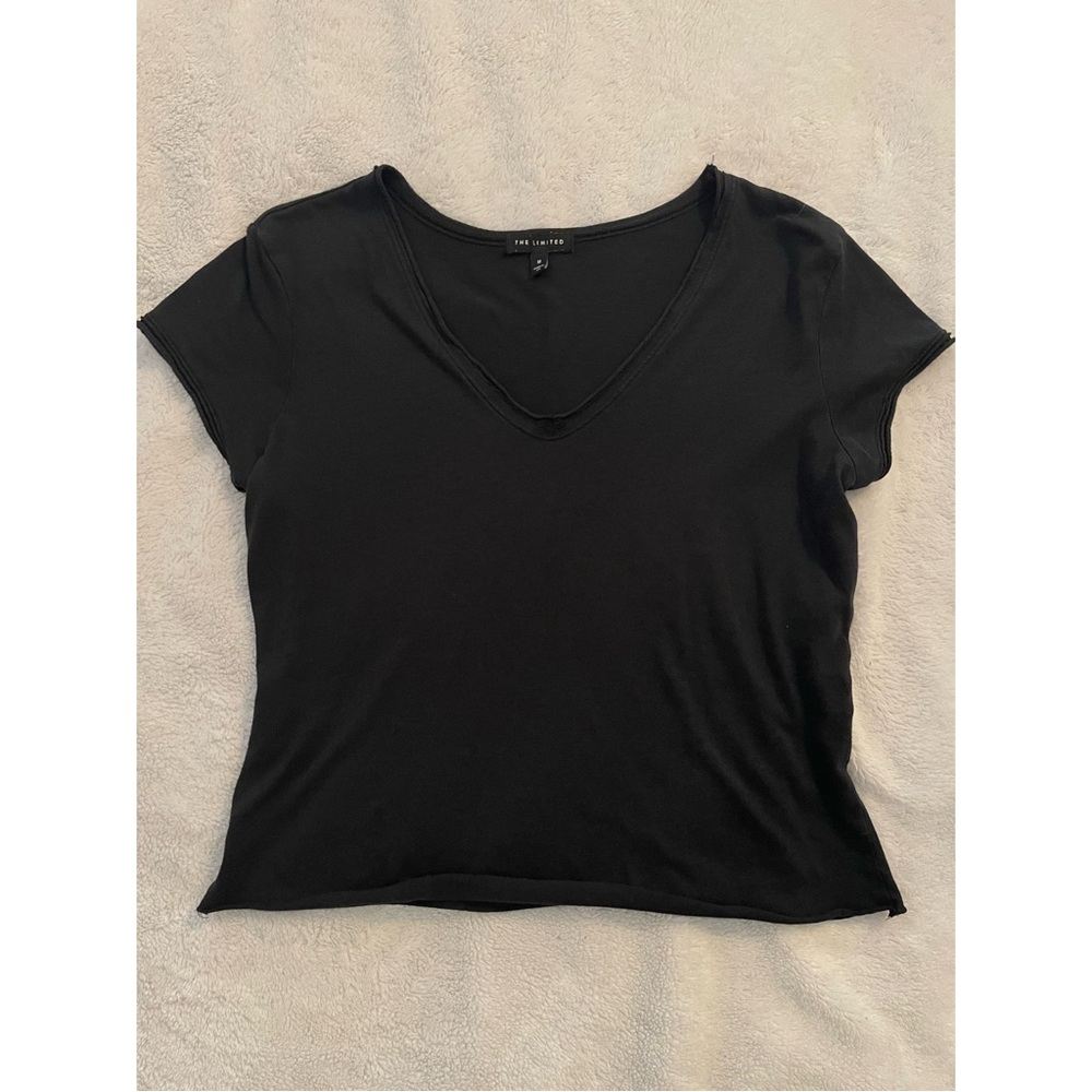 The Limited Black Comfy Slouchy Cotton Blouse Size Medium